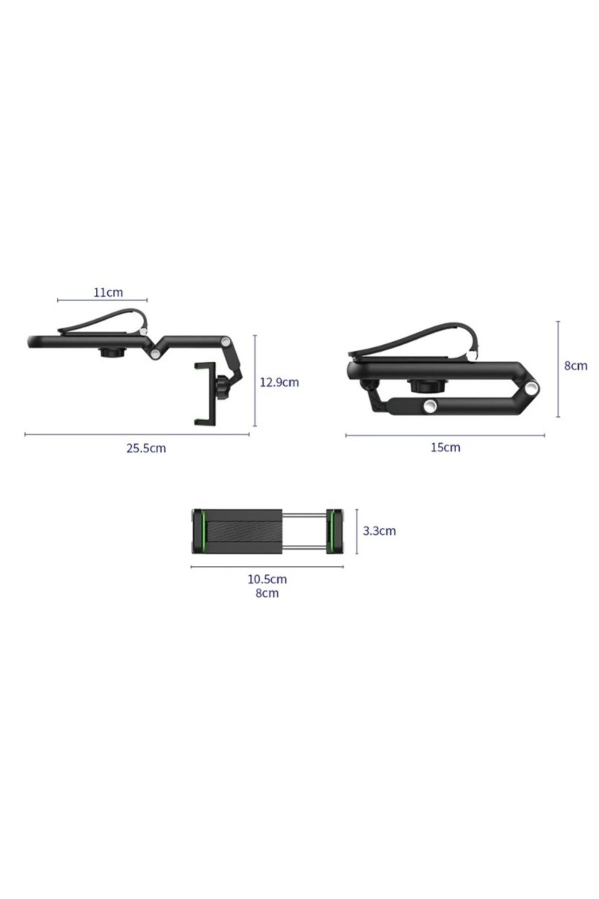 Nemere Pratik 1080° Dönebilen Çok Fonksiyonlu Telefon Tutucu Cm-103
