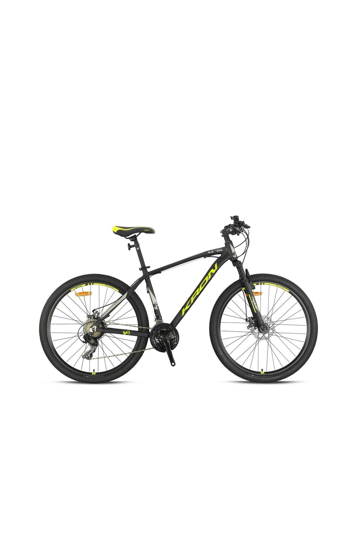 Kron XC 75 - 29 MTB - 17' - 21 Vites - M.DISC. - Mat Siyah-Neon Sarı/Bej