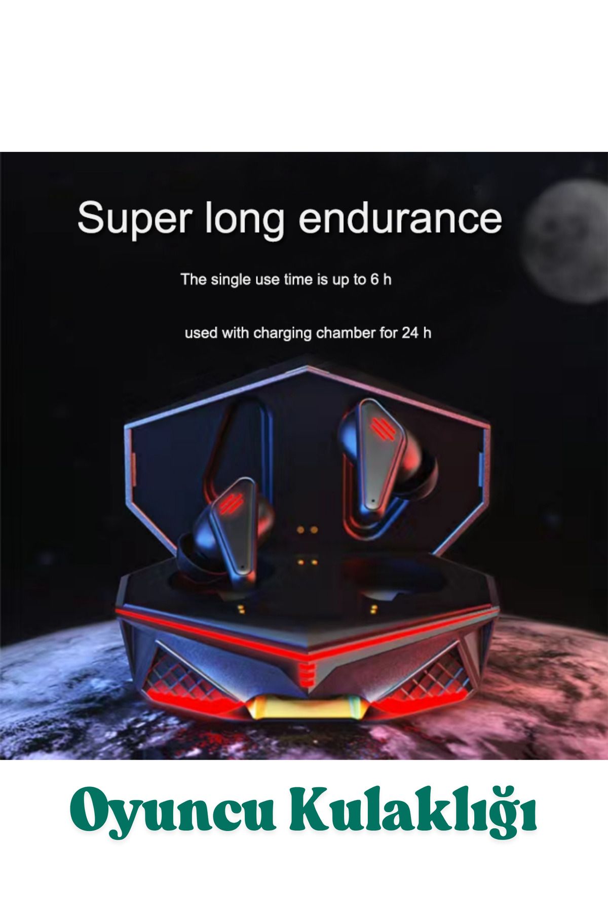 BellaThec K98 RGB Işıklı Bluetooth Kulaklık Oyuncu Kulaklığı Kablosuz Mikrofonlu iOS Android