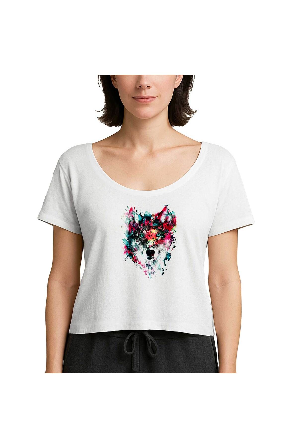 Z zepplin Wolf Color Beyaz Kadın Tişört