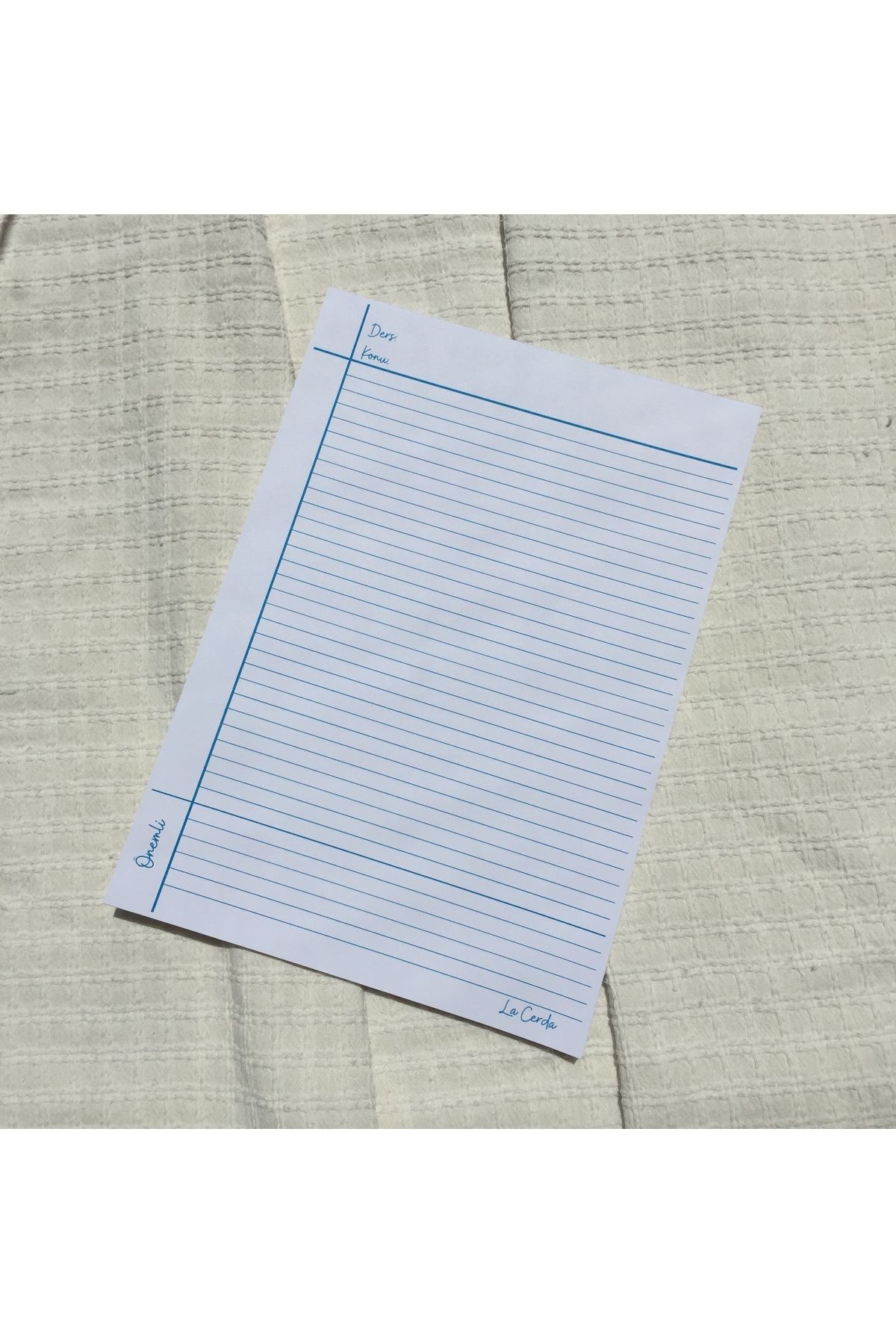 LaCerdaDesign A4 Notepad, Memopad, Not Defteri