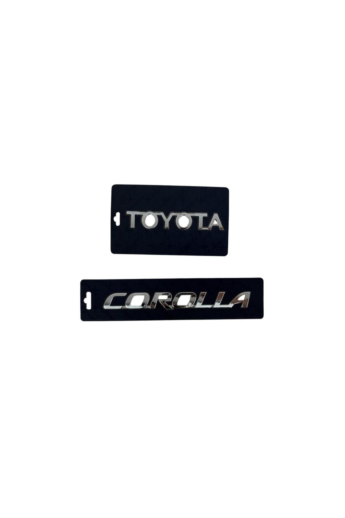 AYHAN PLASTİK TOYOTA COROLLA BAGAJ YAZISI SETİ KROM 2003-2017