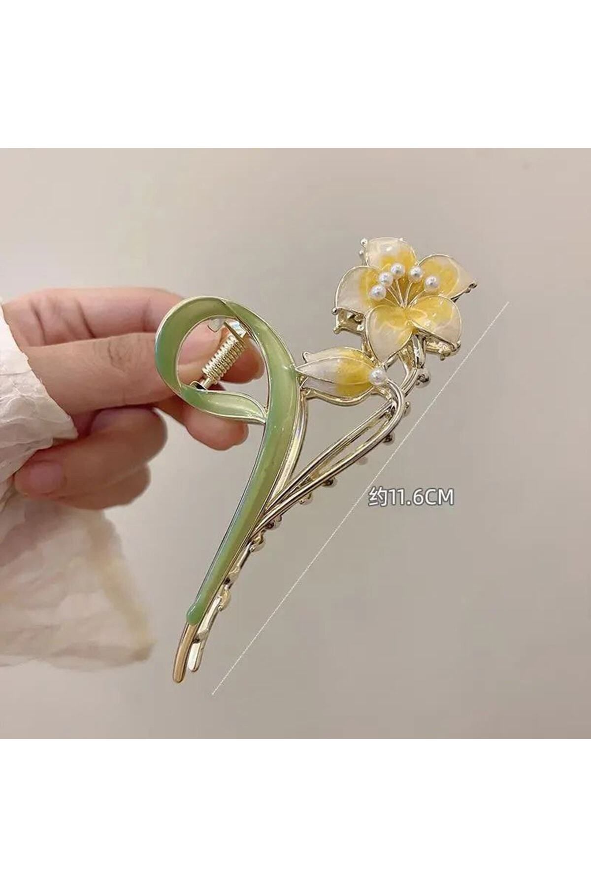 Shiklik MODA Şıklığınızı Tamamlayacak Zarif İncili Çiçek Toka