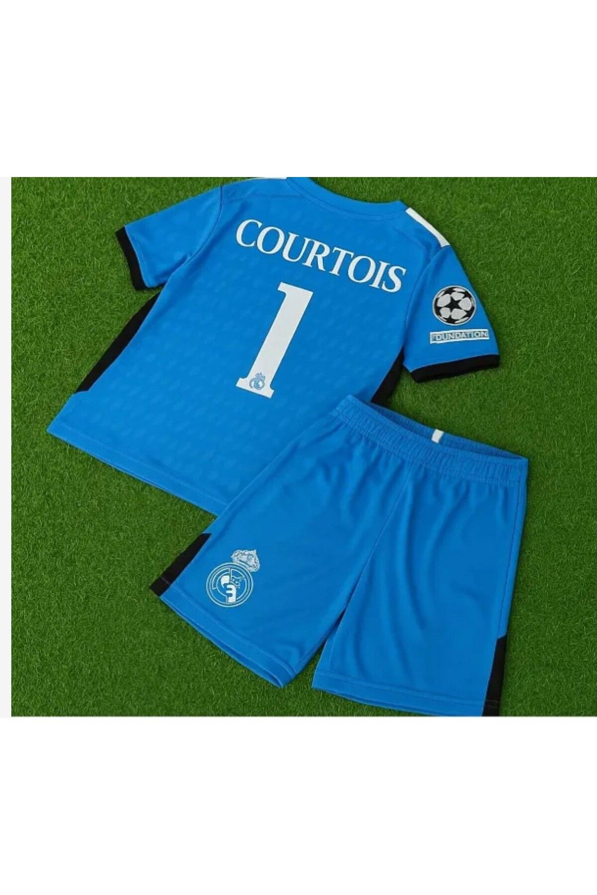 BARBITOS Real Madridd 2022/23 Sezonu Thibaut Courtois Kaleci Çocuk Forması