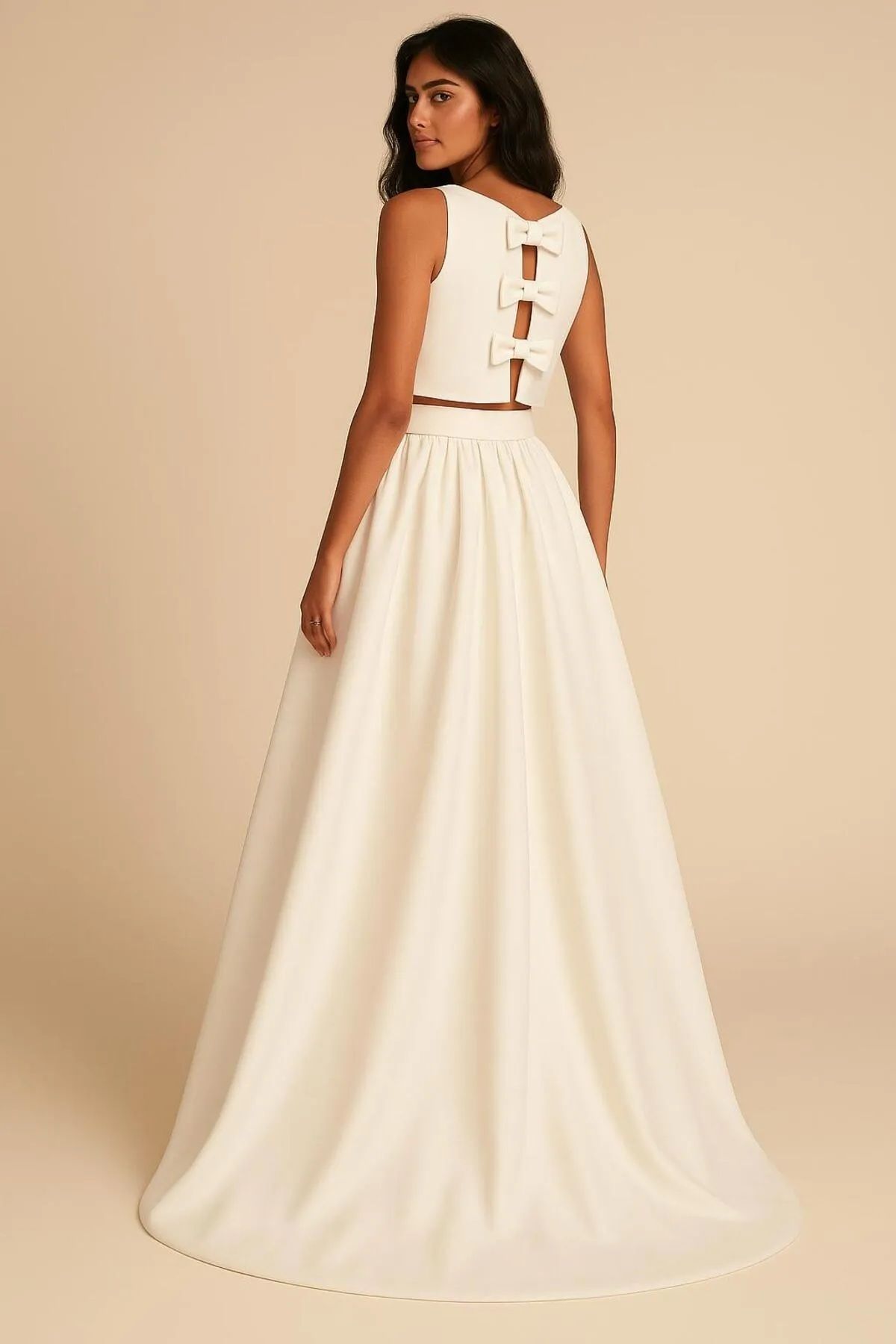 UNTIMELY Cut-Out Detaylı Tafta Alt&Üst Şık Takım