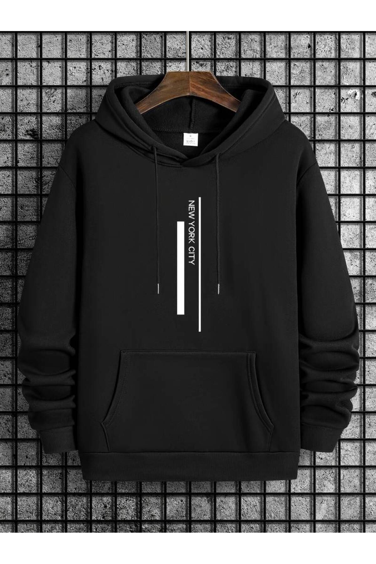 ModaSphere New York City Kapüşonlu Sweatshirt