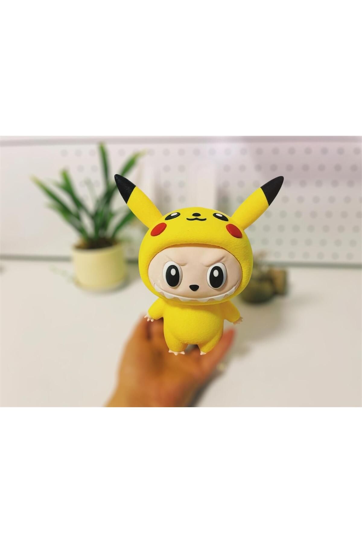 Blokizatech Labubu Pikachu Pokemon Oyuncak Figür 21 cm