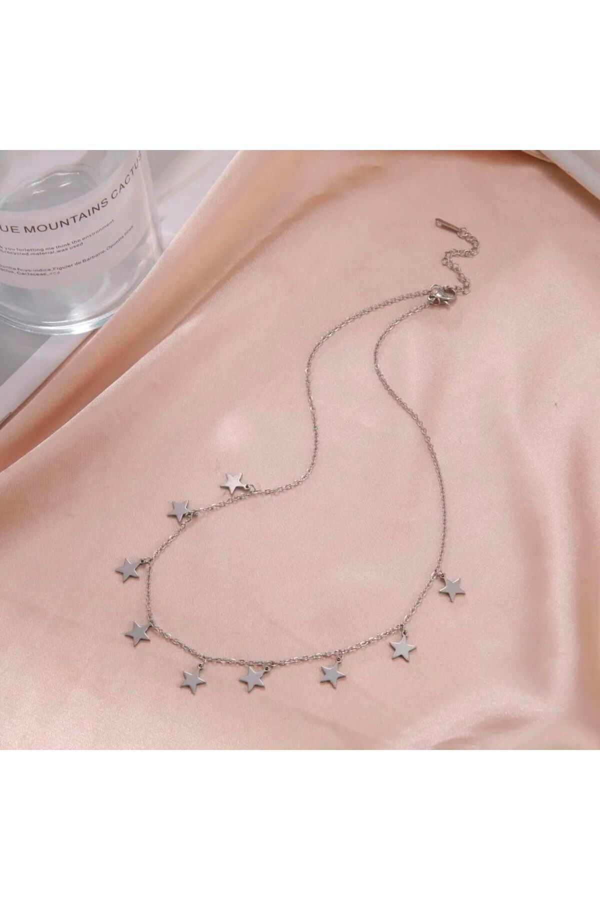 Shiklik MODA Parlak Yıldızlı Zincir Kolye ile Işıltınızı Artırın