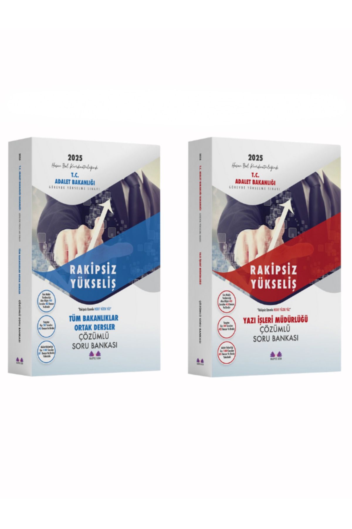 Rakipsiz UZEM RAKİPSİZ YÜKSELİŞ ADALET BAKANLIĞI YAZI İŞLERİ MÜDÜRLÜĞÜ + ORTAK DERSLER ÇÖZÜMLÜ SORU BANKASI SETİ