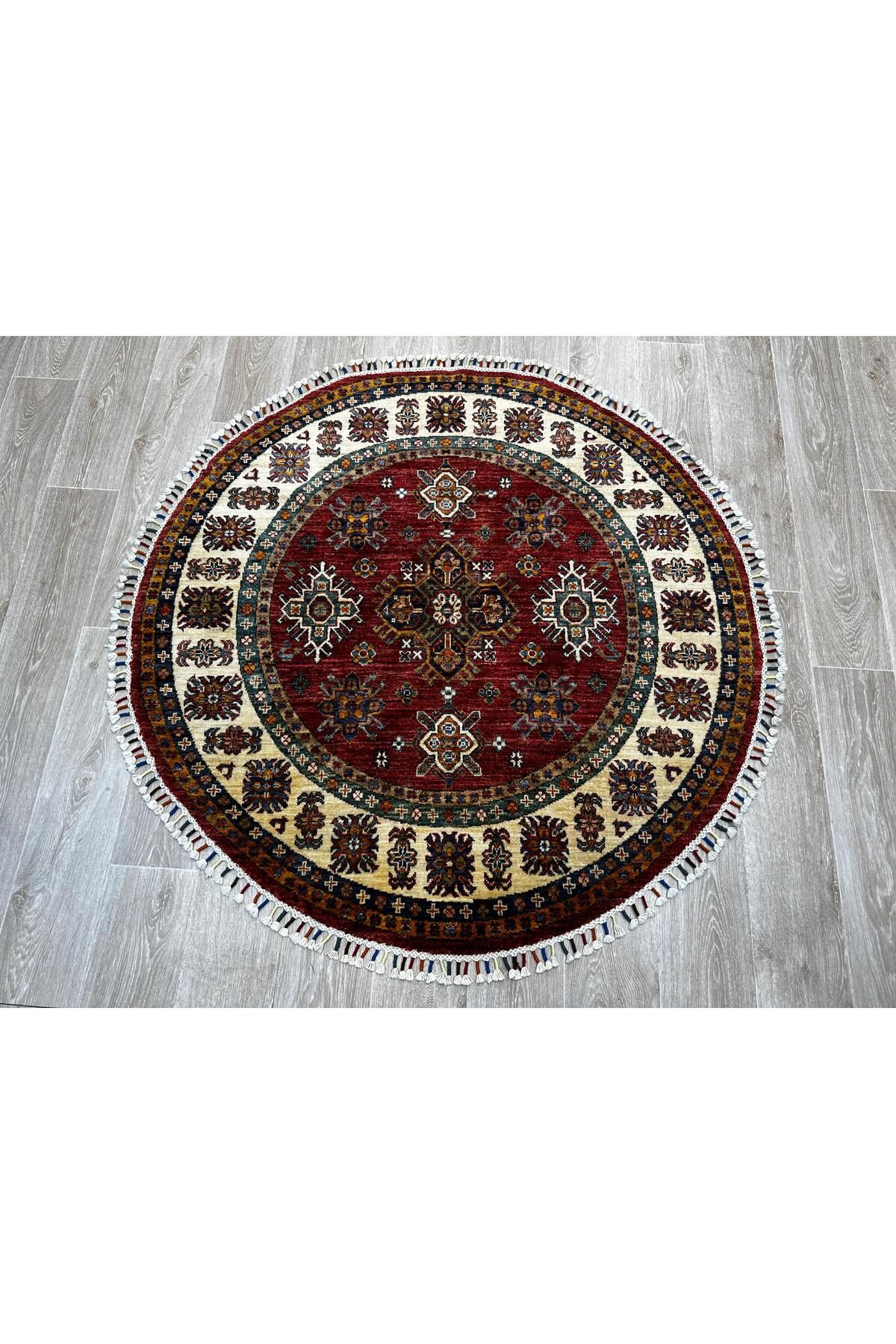 RD RAMAZAN DAĞ EL HALI SANATI El Dokuma Afgan Sultanı Halısıdır Birinci Sınıf Kalite Ebat 130x130