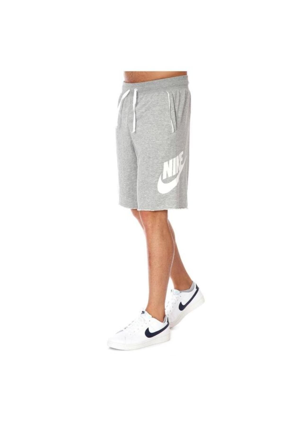 Nike M Nsw He Short Ft Alumni Erkek Gri Günlük Stil Şort Ar2375-064