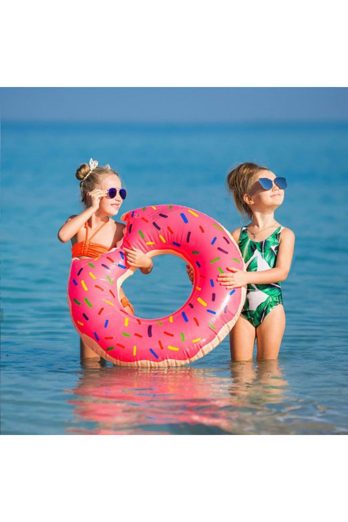 Duman 70 cm Donut Şekilli Şişme Deniz Simidi