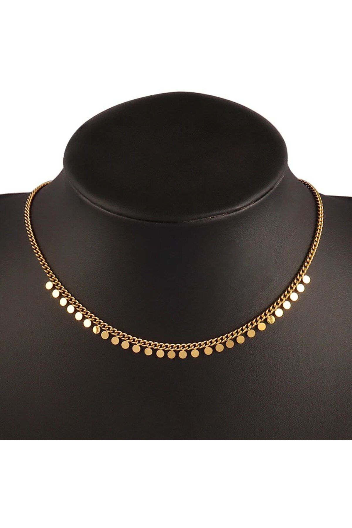 Shiklik MODA Zarif Metal Daire Model Zincir Kolye ile Şıklığınızı Tamamlayın