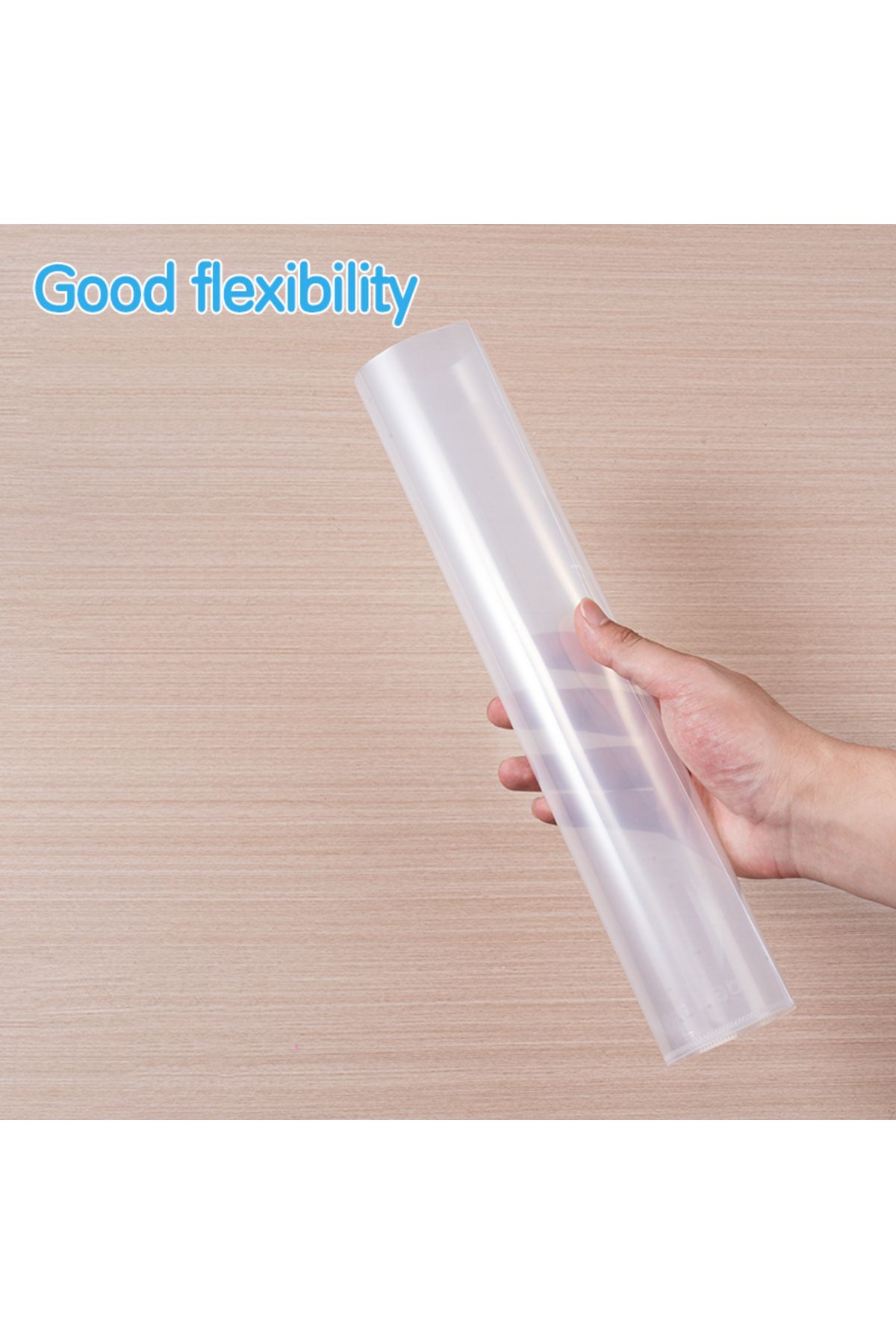 Deli-EF730 Report Cover, FC Size, Transparent Flexible Sheet – Ideal for Filing and Display 4