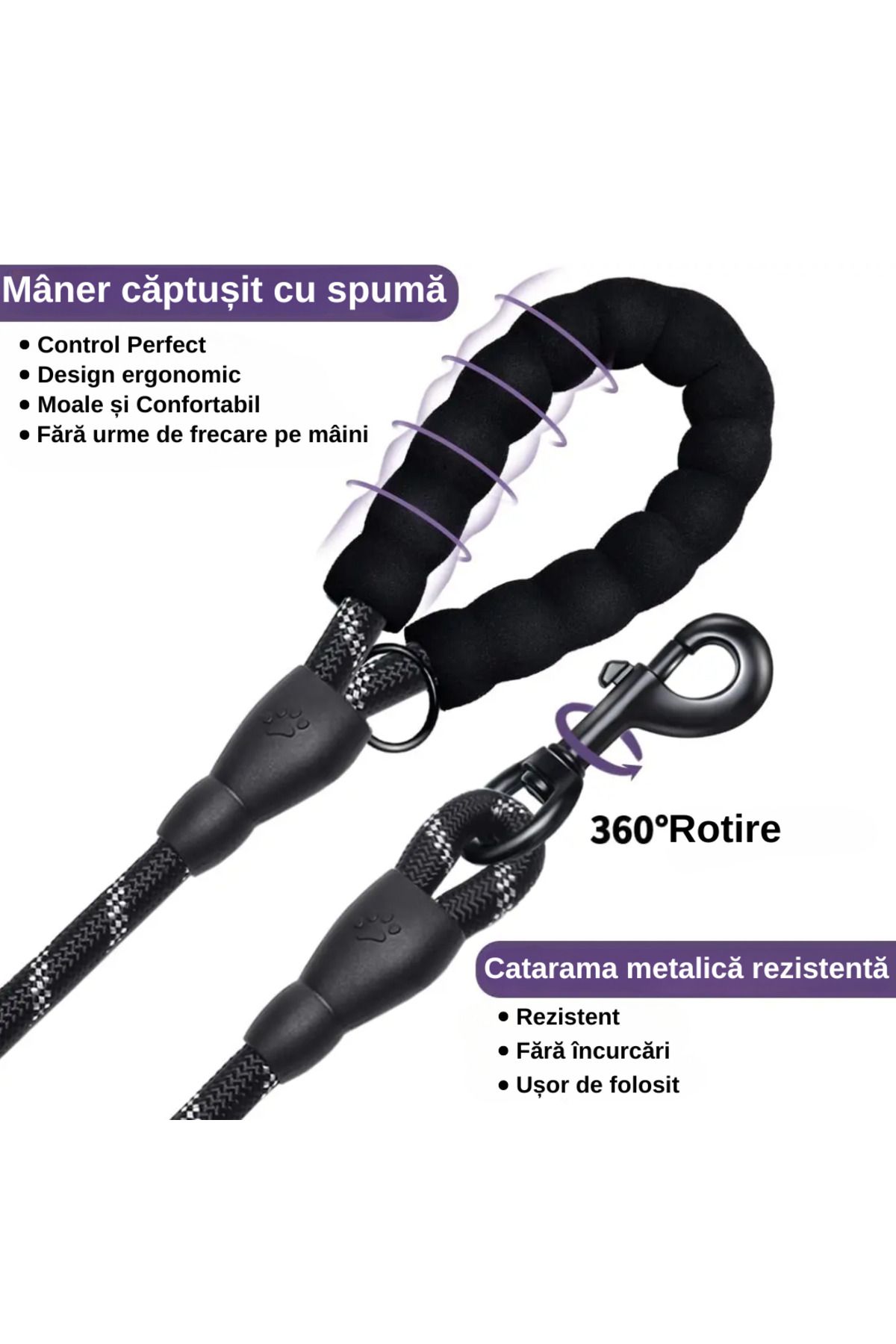 LUDORA-Dog Harness and Leash Set ®, Soft Lining, Breathable Material, Comfortable 13