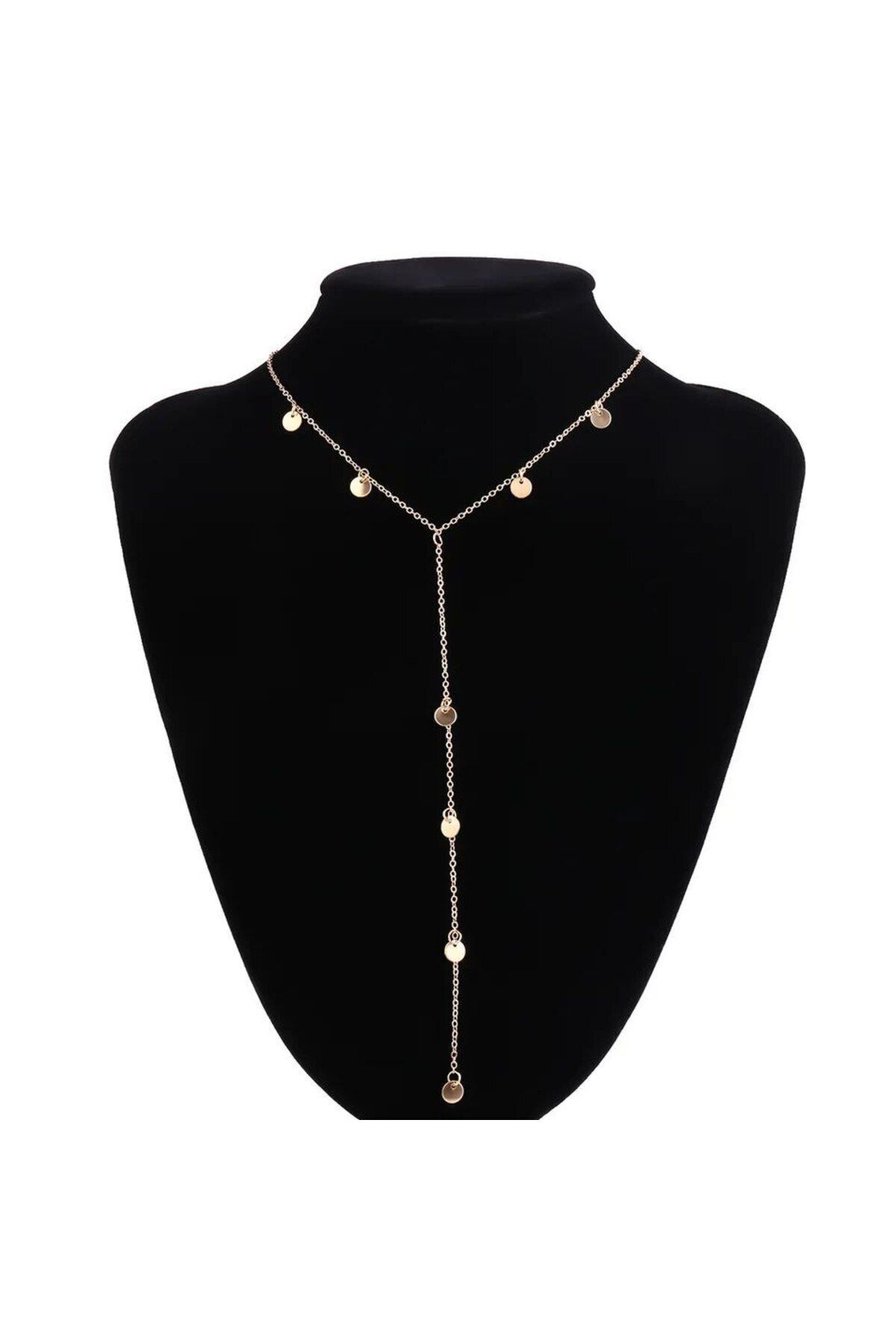 Shiklik MODA Şıklığınızı Tamamlayacak Metal Daire Zincir Kolye