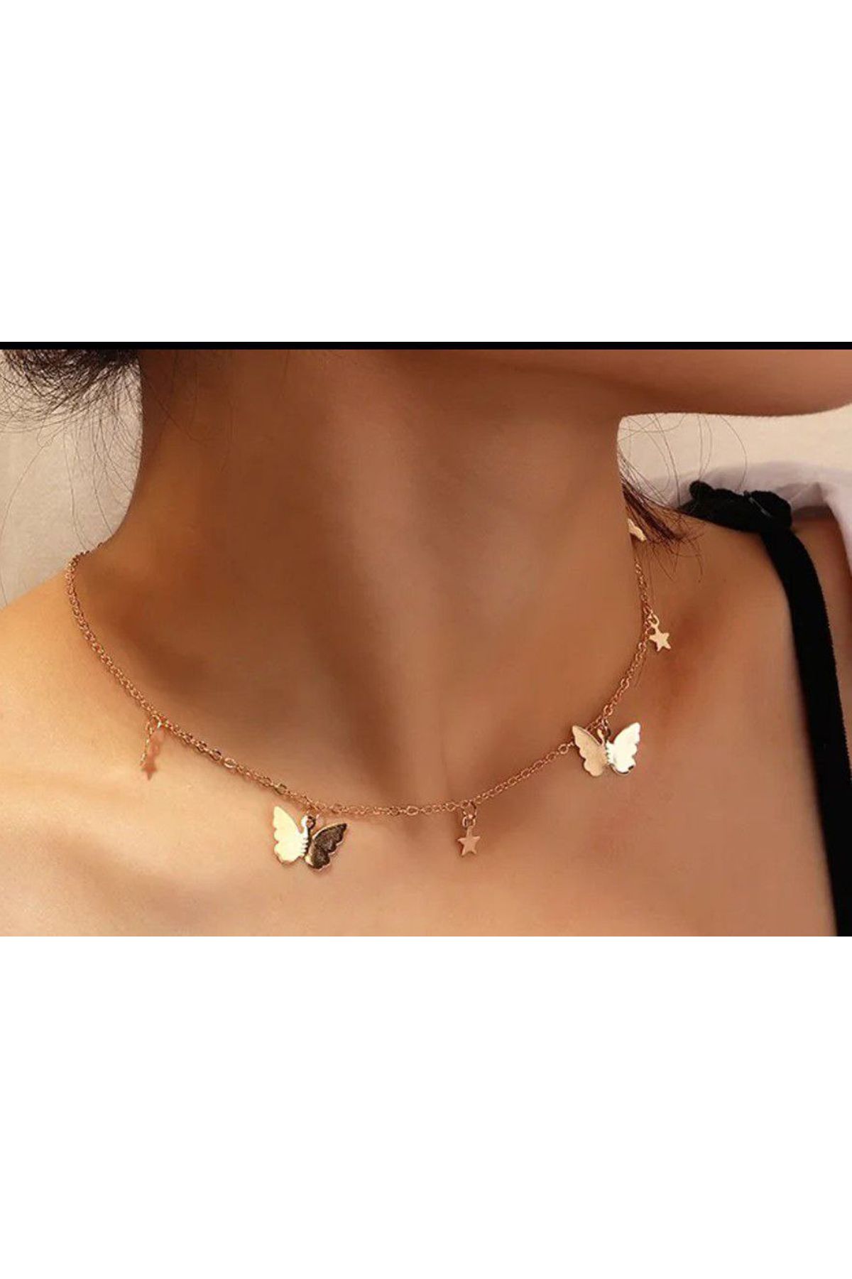 Shiklik MODA Şıklığınızı Tamamlayacak Zarif Kelebek ve Yıldız Kolye
