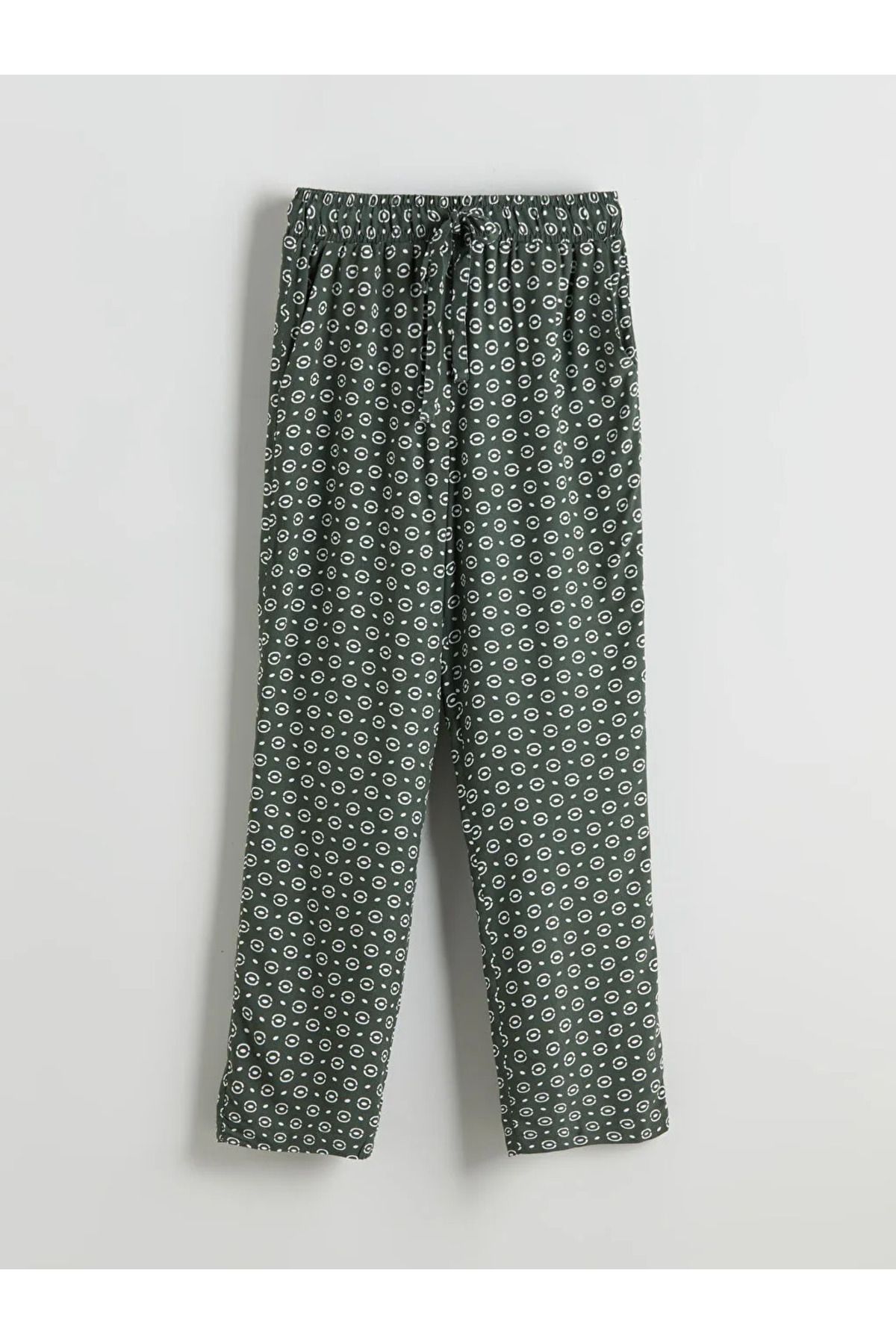 LC Waikiki LCW Comfort Yeşil Beli Lastikli Havuç Kesim Kadın Pantolon
