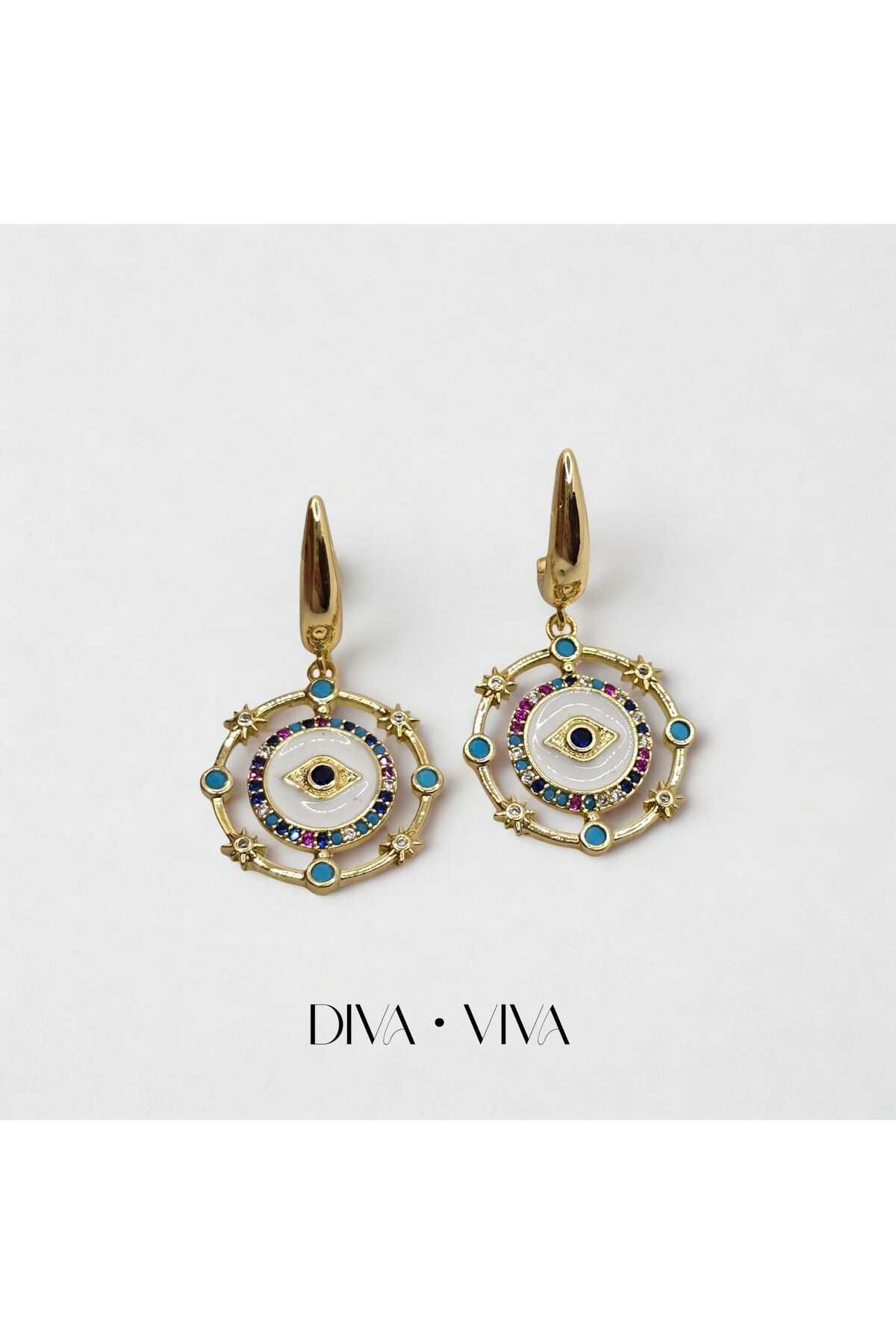 DivaViva Vera Eye Kadın Xuping Küpe