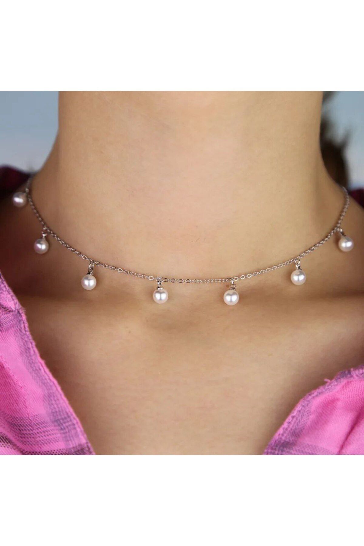 Shiklik MODA Şık İncili Zincir Kolye ile Zarafetinizi Tamamlayın