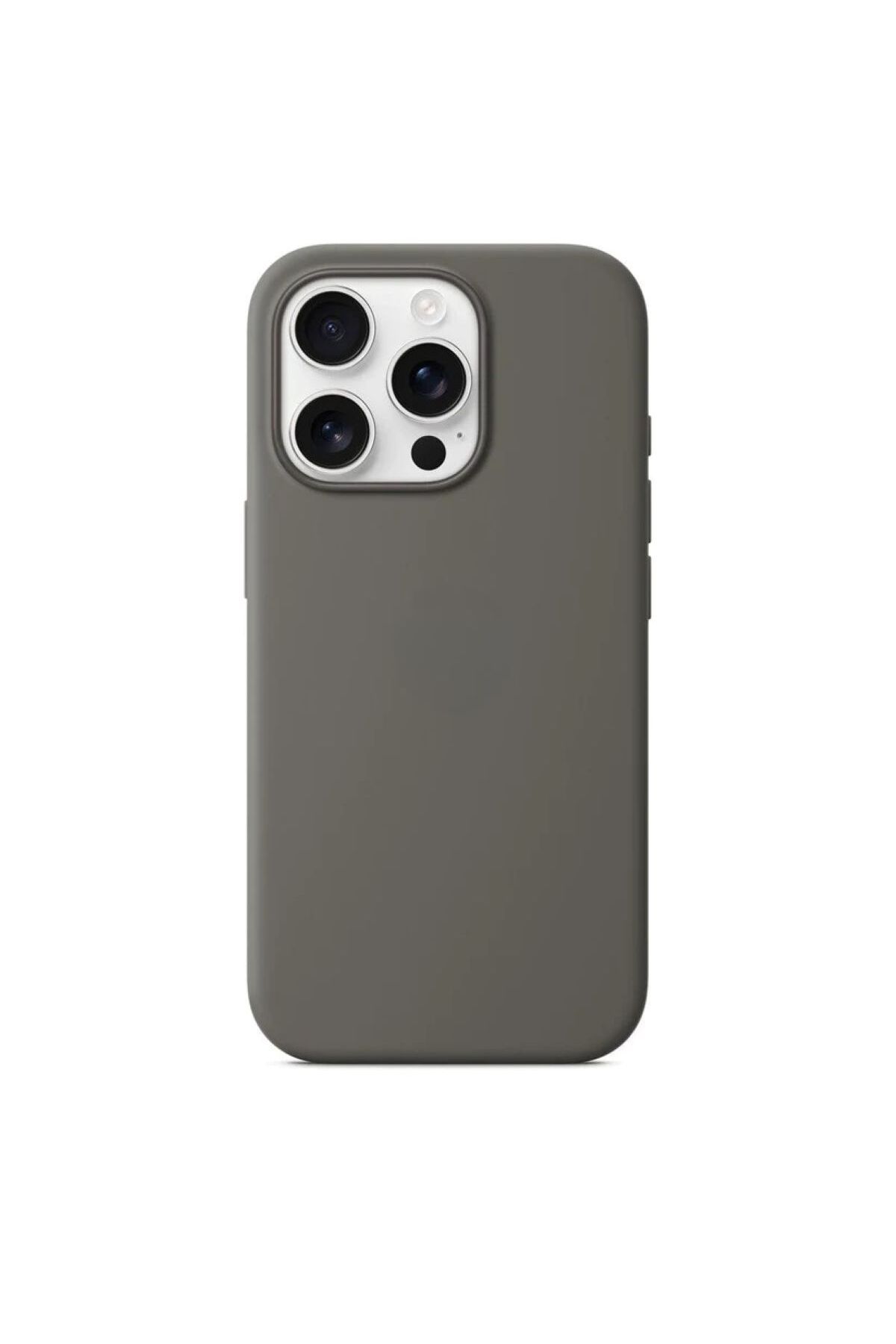 CatzeiN İphone 16 Pro İle Uyumlu İçi Kadife Lansman Silikon Kılıf -