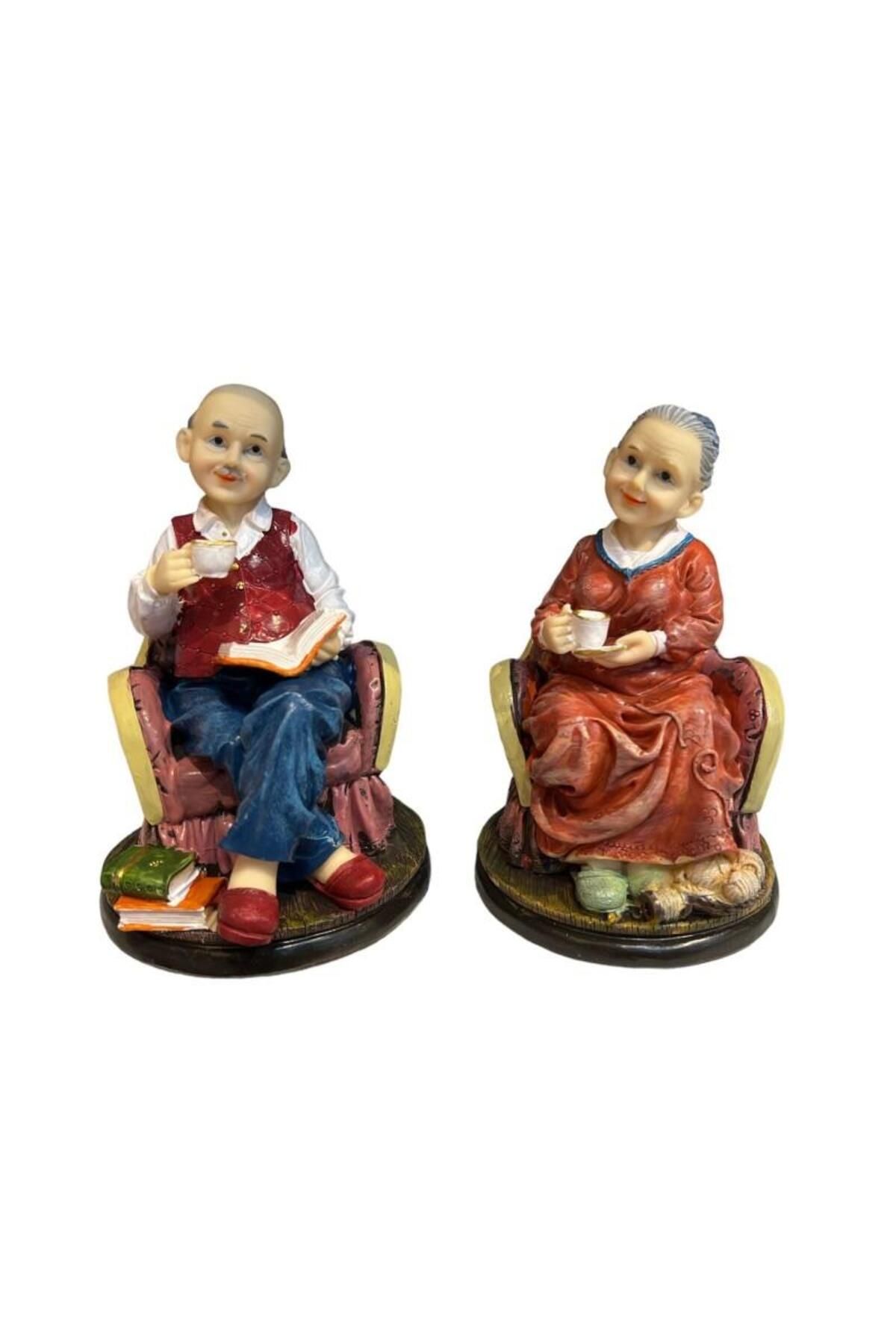 MEVAFA Polyester Yaşlı Çift Biblosu 2'li