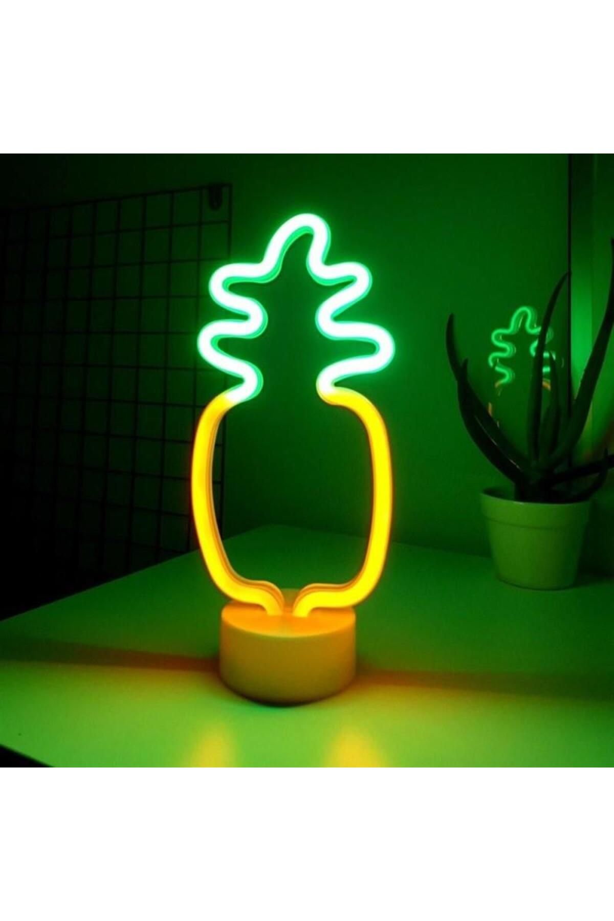 MEVAFA Ananas Çift Renk Işıklı Gece Lambası