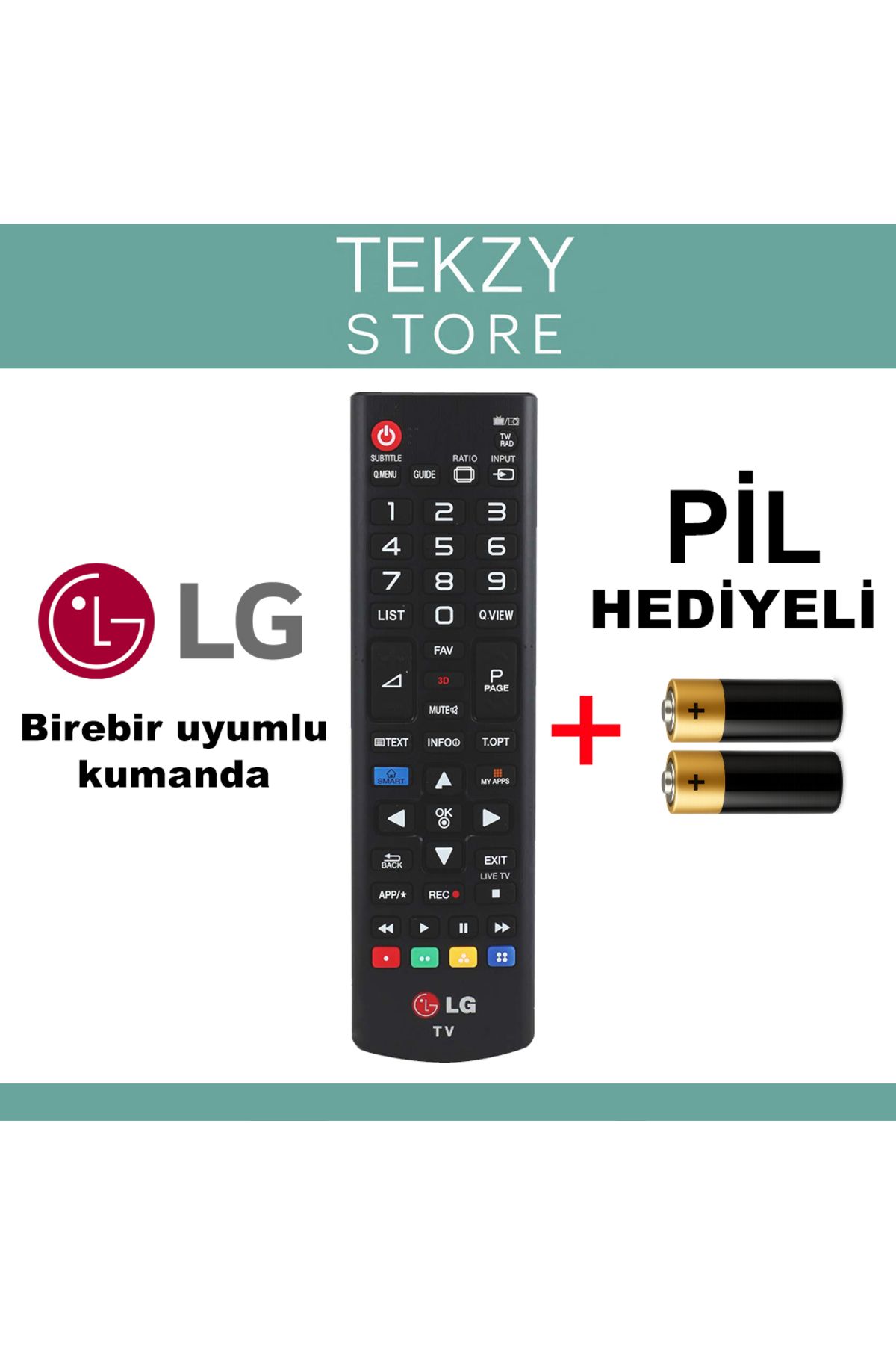 Suntel LG tvlere birebir uyumlu kumanda Pil hediyeli