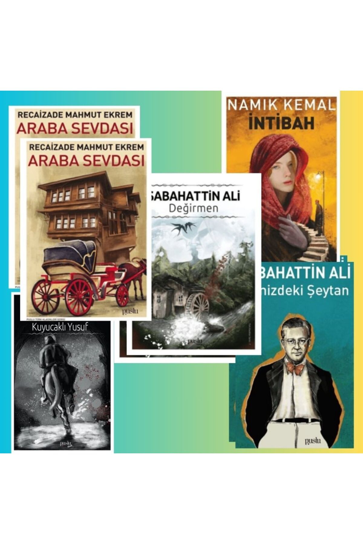 Puslu Yayıncılık Türk Edebiyatı Seti 4 (5 Kitap)