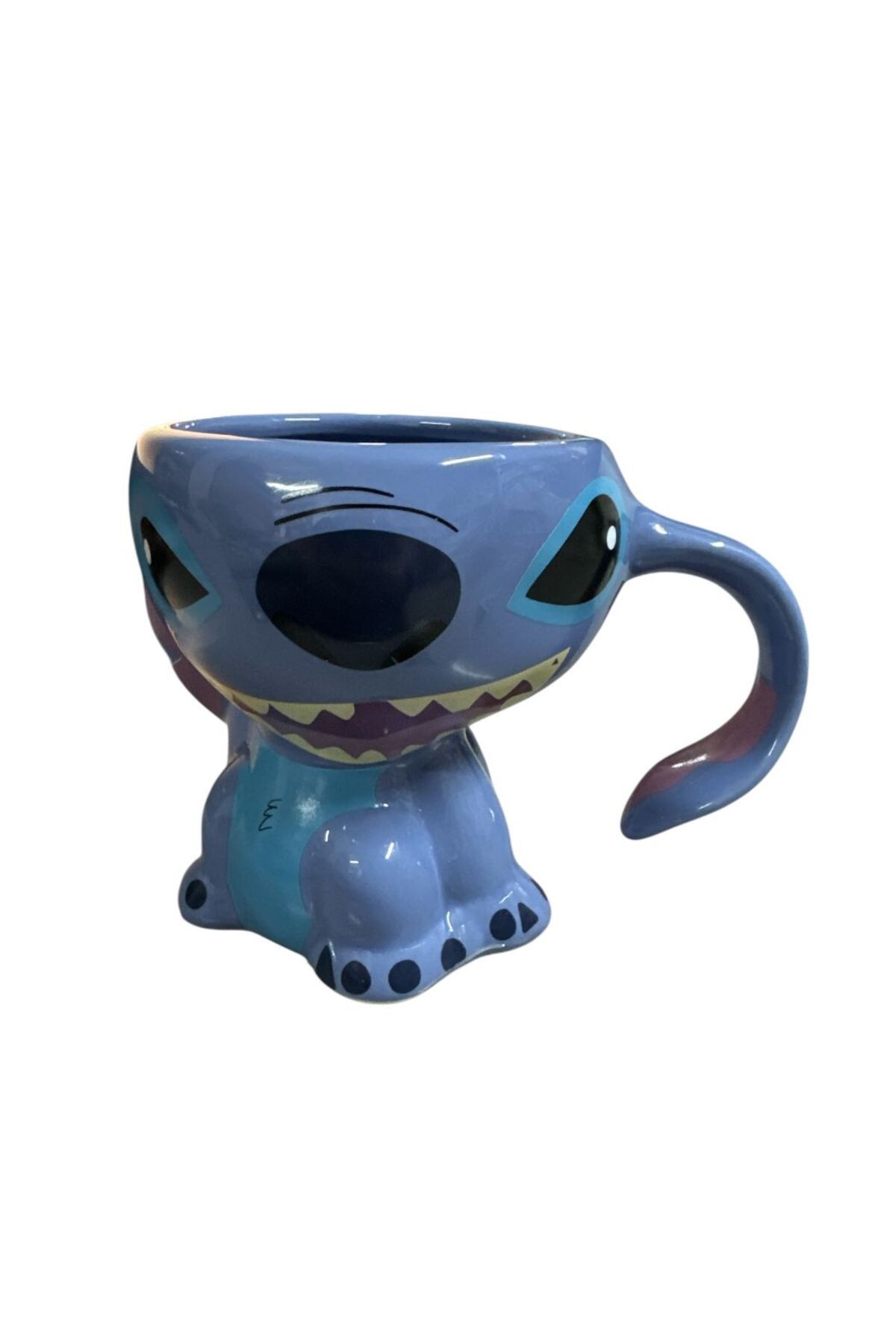 NETAVANTAJ Sevimli Stitch Ayaklı Tasarım Kupa Bardak