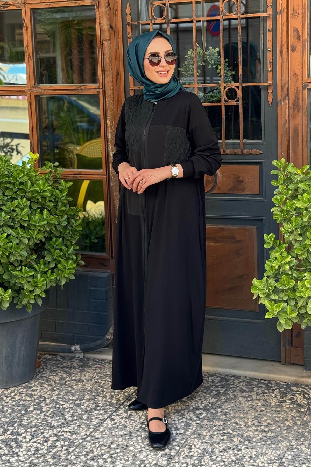 Nurcan Çetin Ferace 16906 Siyah