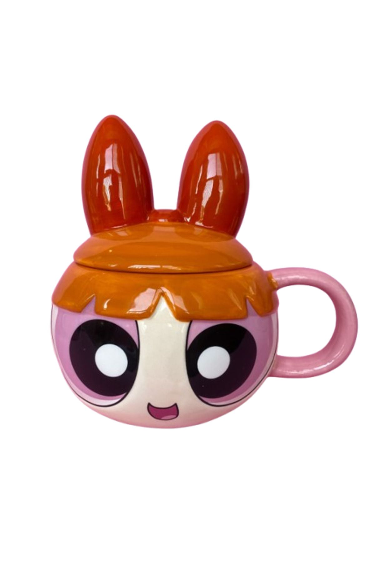 NETAVANTAJ Powerpuff Girls Turuncu Blossom 3D Tasarım Kupa Bardak