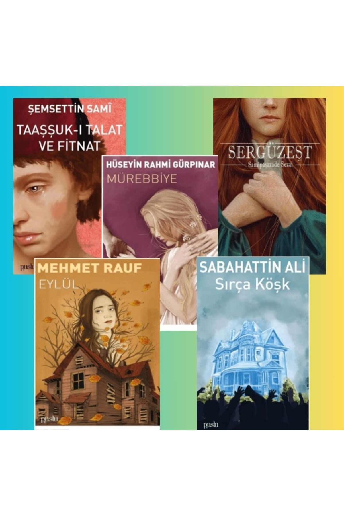 Puslu Yayıncılık Türk Edebiyatı Seti 3 (5 Kitap)