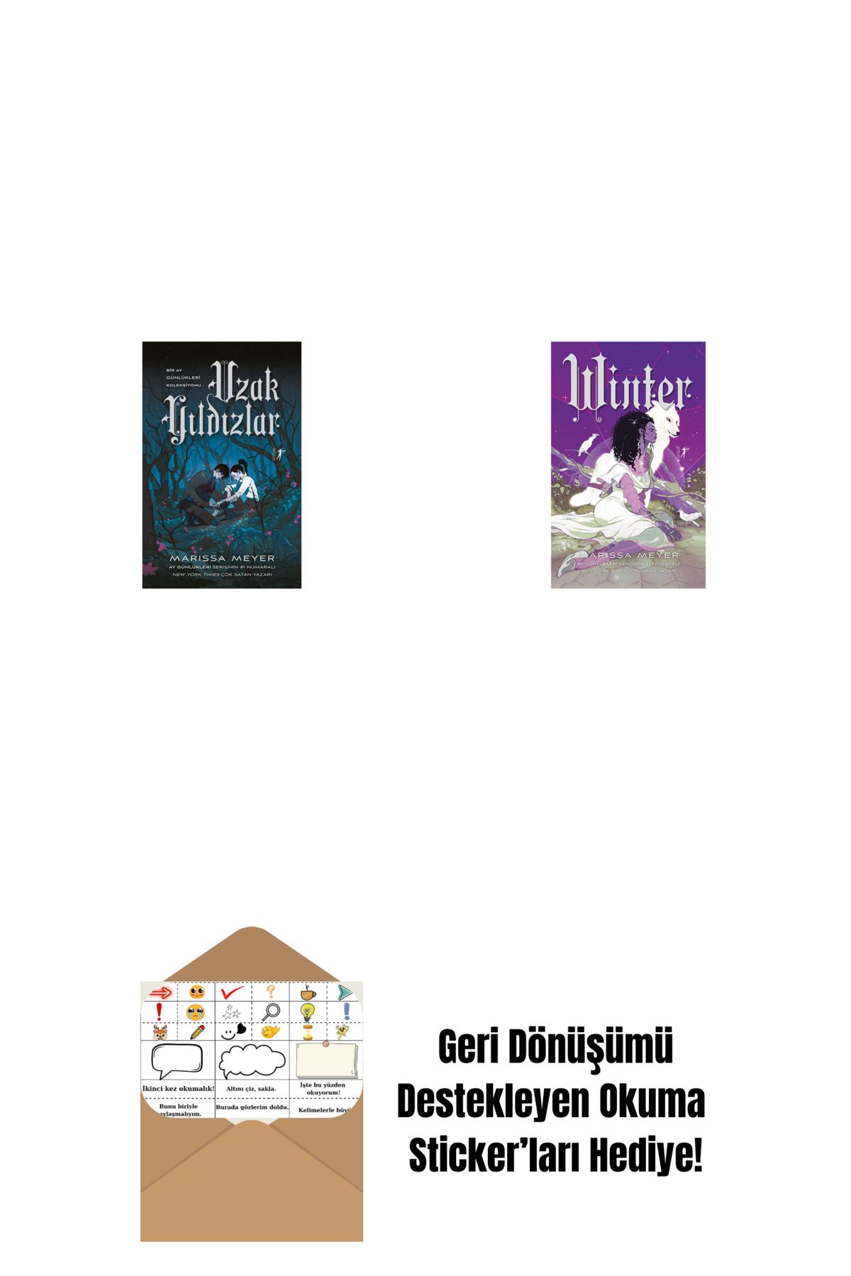 Artemis Yayınları Uzak Yıldızlar + Winter + Okuma Sticker'ları