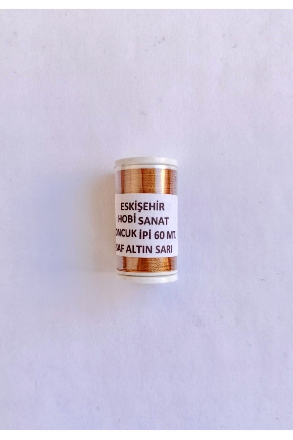 Eskişehir hobi sanat 60 Metre Saf Altın Sarı Renk Kum Boncuk ipi Boncuk İşleme ipi Miyuki ipi