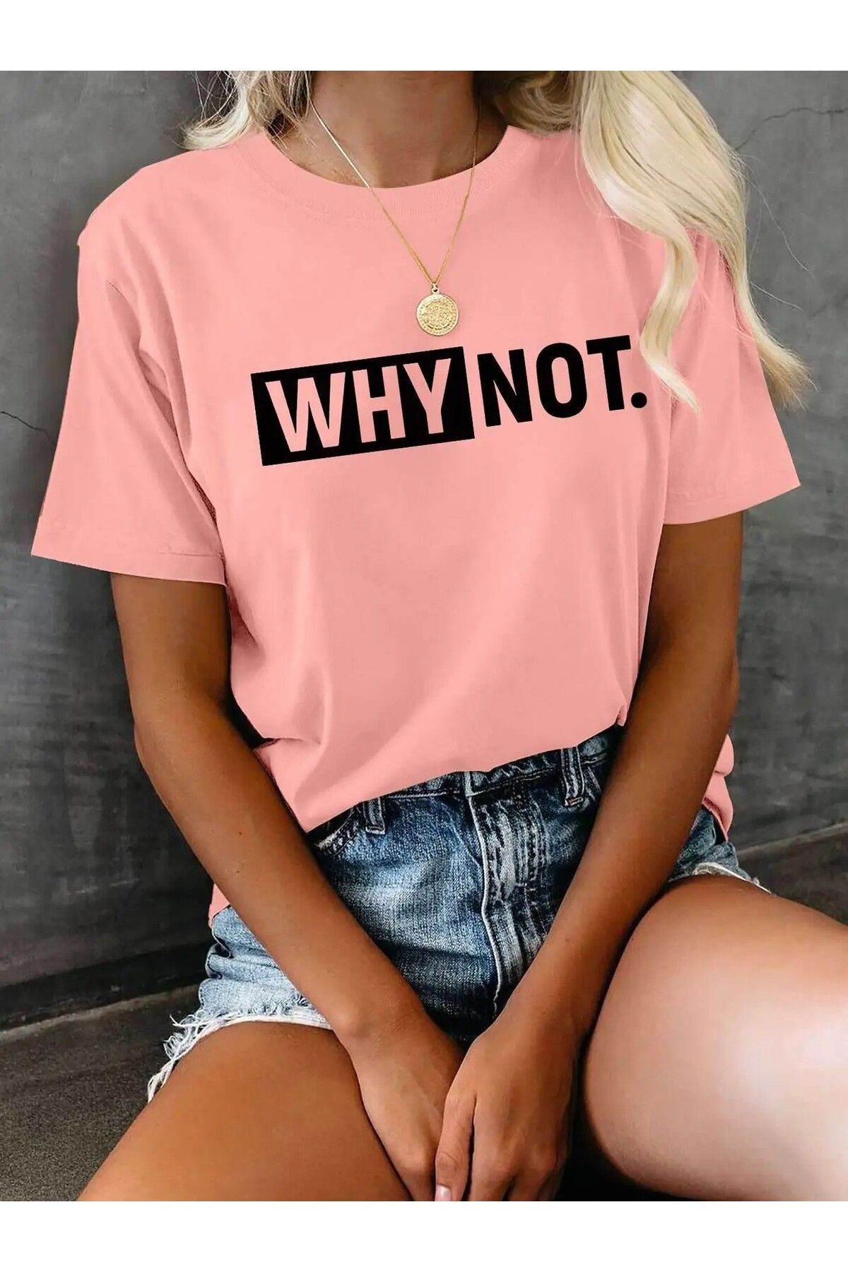 LEIVOR Why Not. Baskılı Kadın T-shirt