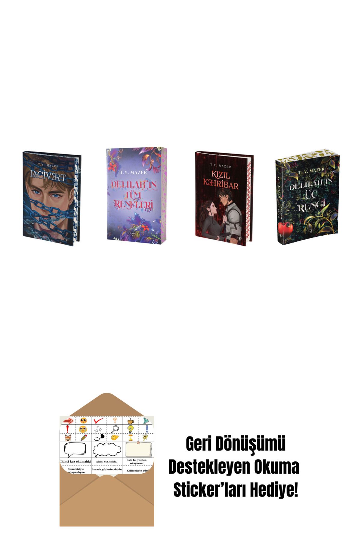 Artemis Yayınları T. Y. Mazer 4 Kitap Set + Okuma Sticker'ları