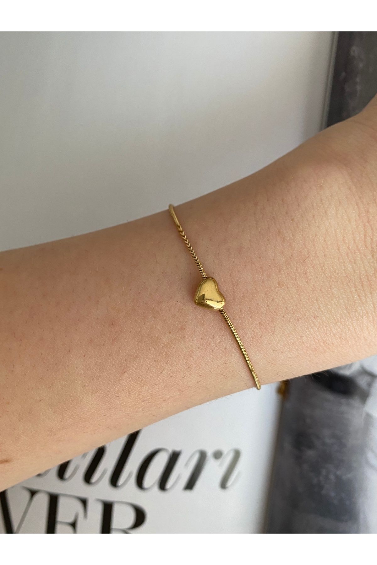 Pinery Jewels Minimal Figürlü Çelik Kararmaz Kadın Bileklik