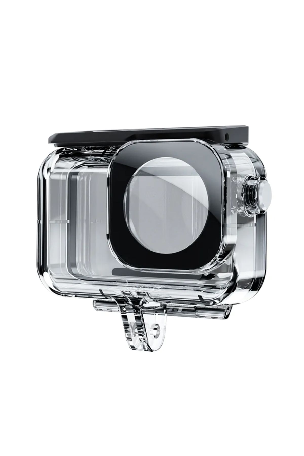 Ayex Su Geçirmez Kılıf – DJI Osmo Action 3/4/5 Pro Uyumlu, 45m Dalış, Anti-Fog, Kilitli