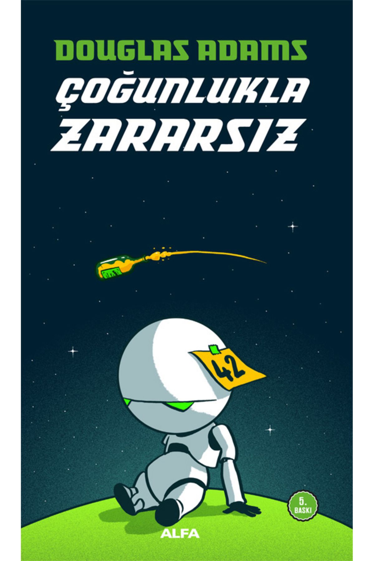 Alfa Yayınları Douglas Adams 4 Kitap Set + Okuma Sticker'ları