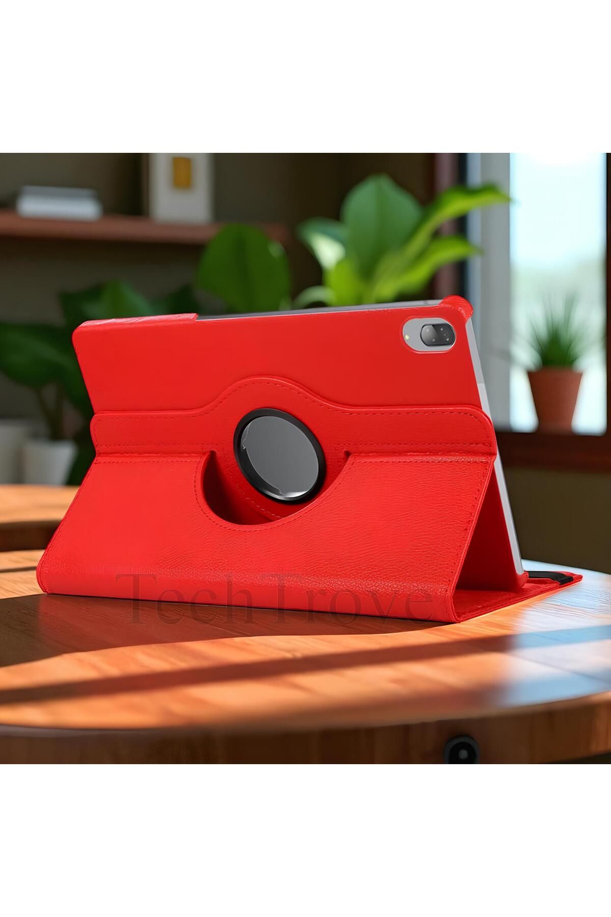 TechTrove Lenovo M10 TB-X505F Kılıf 360 Dönebilen Standlı Pu Deri Kılıf