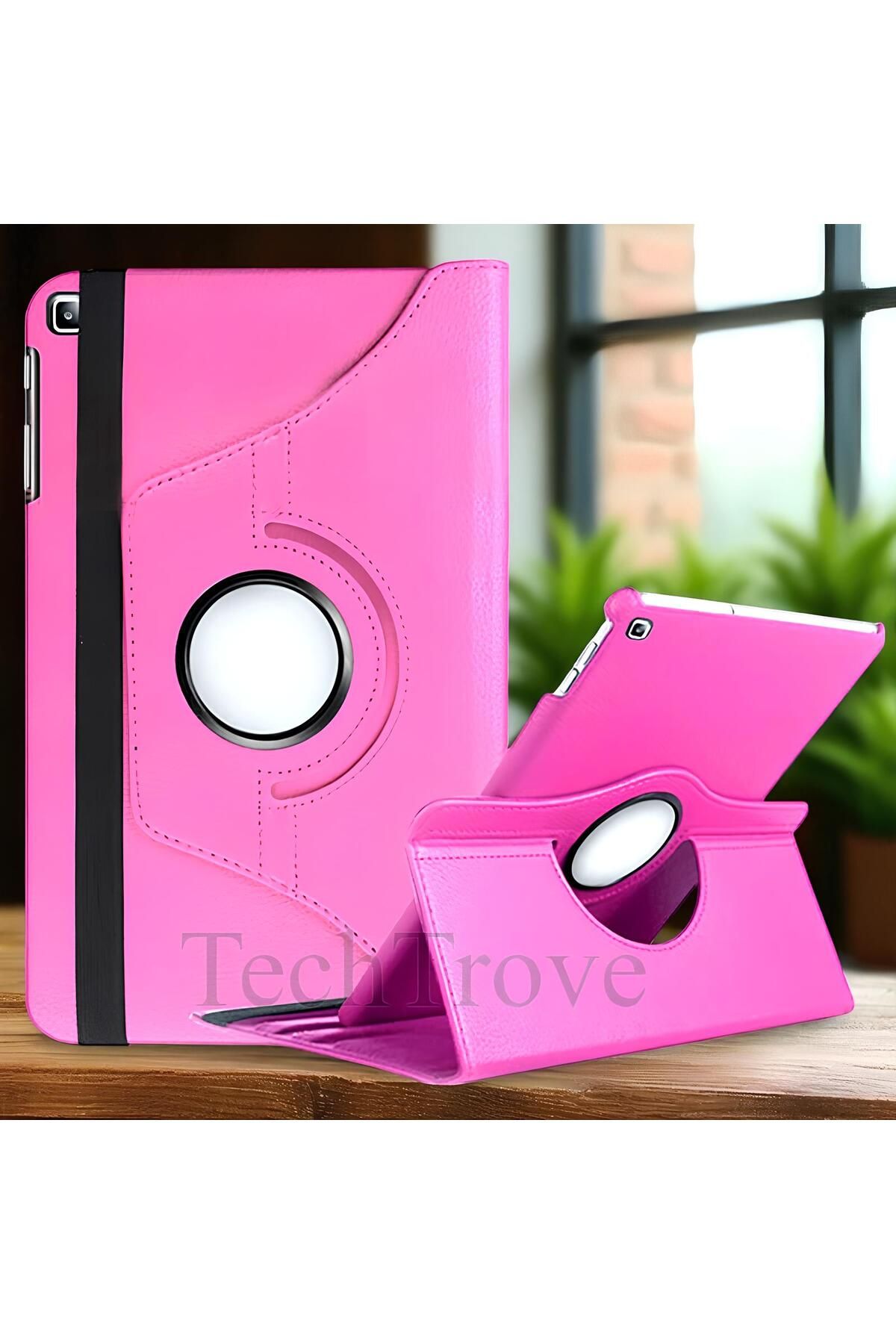 TechTrove Galaxy Tab A 8.0 (2019) T290 Kılıf 360 Dönebilen Standlı Pu Deri Kılıf