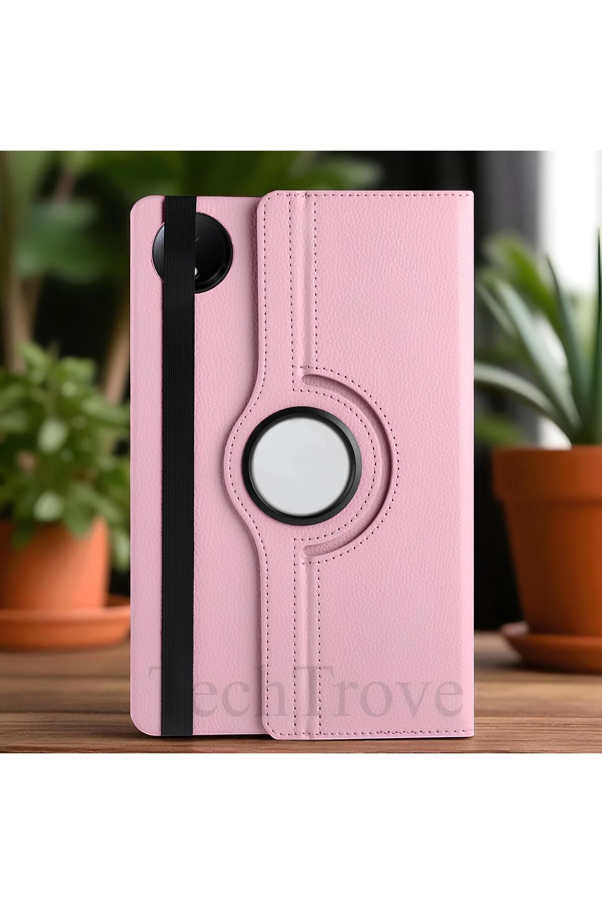 TechTrove Xiaomi Redmi Pad SE 8.7 Kılıf 360 Dönebilen Standlı Pu Deri Kılıf