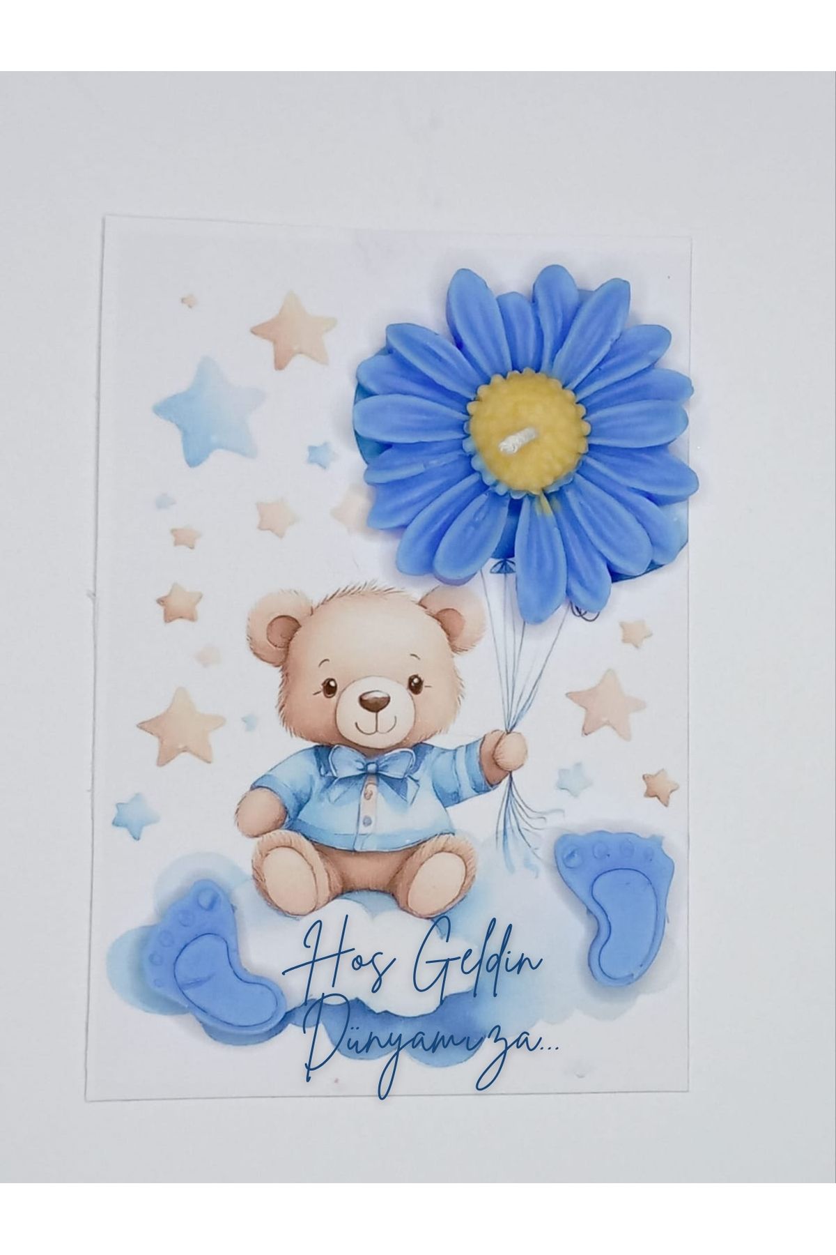 SOLARA "hoşgeldin Bebek"bebek Temalı Dekoratif Mum 10 Adet