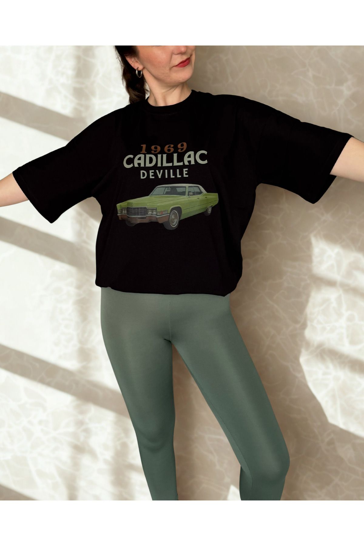 Oylem Cadi Oversize Unisex T-shirt %100 Pamuk