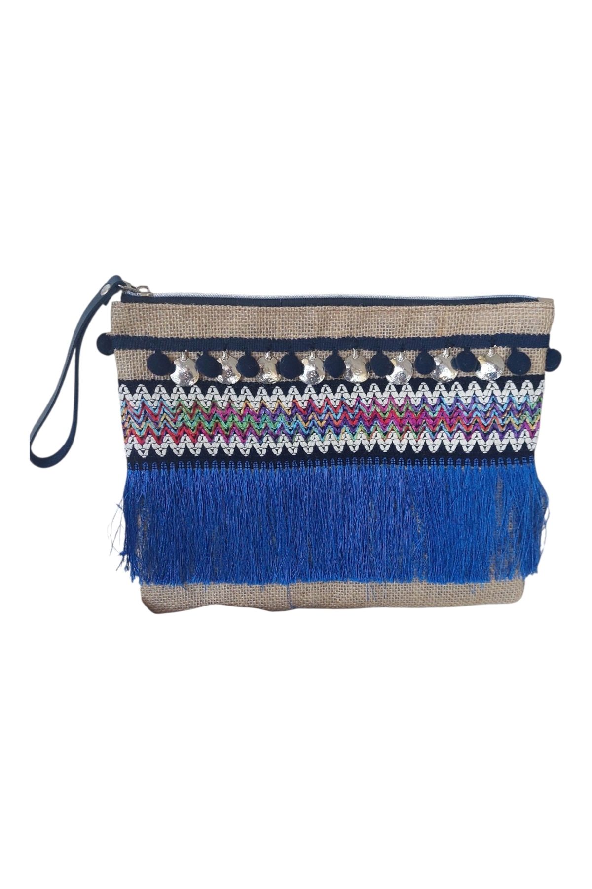GUENBAG Jüt Hasır clutch / el çantası