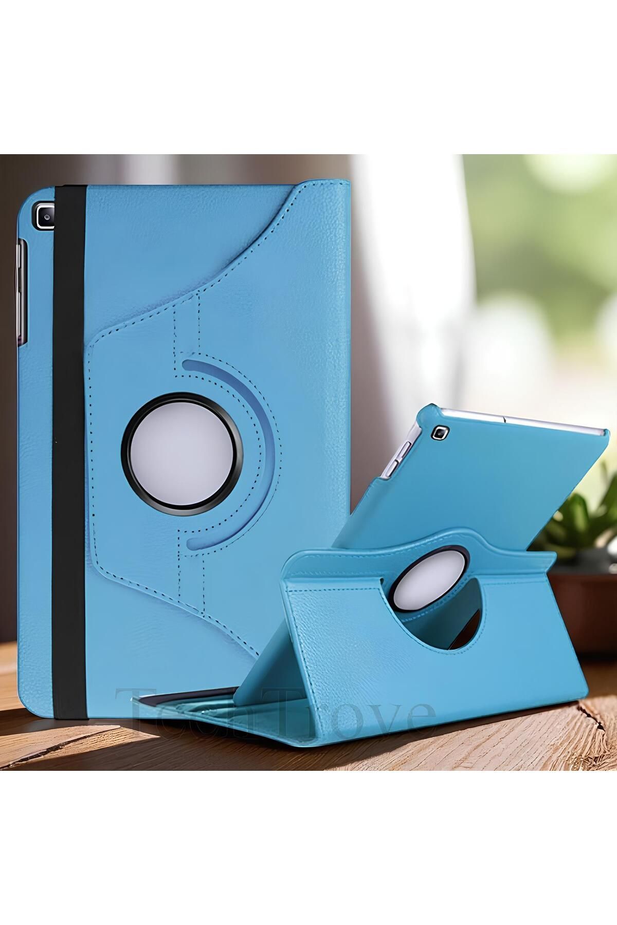 TechTrove Galaxy Tab A7 10.4 T500 Kılıf 360 Dönebilen Standlı Pu Deri Kılıf