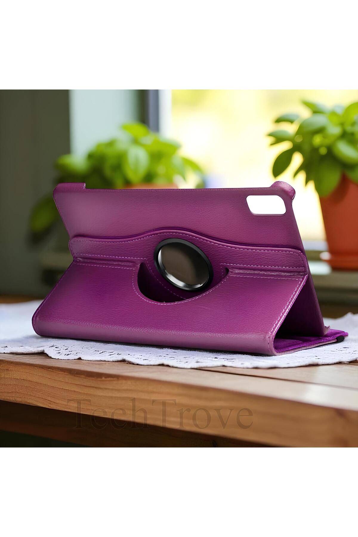 TechTrove Huawei MatePad 10.4 Kılıf 360 Dönebilen Standlı Pu Deri Kılıf