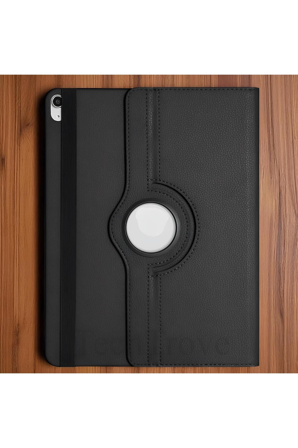 TechTrove Apple iPad Air 13 2024 Kılıf 360 Dönebilen Standlı Pu Deri Kılıf