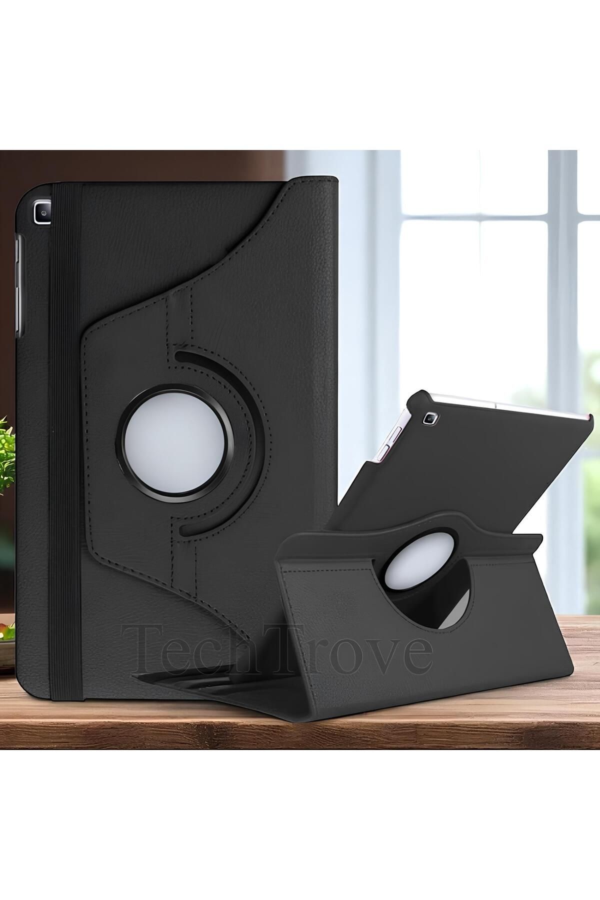 TechTrove Galaxy Tab A 8.0 (2019) T290 Kılıf 360 Dönebilen Standlı Pu Deri Kılıf